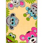 Dywan TIG 133 x 180 cm miodowy