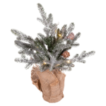 Sztuczna choinka z led 32 cm zielona