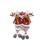 Renifer siedzący 78 cm mix