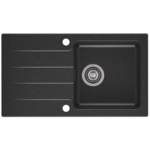 Zlewozmywak granitowy LAGOON 1-komorowy 160 czarny