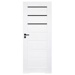 Drzwi łazienkowe z podcięciem PRIM białe 70 prawe