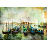 Obraz na płótnie 100 x 70 cm Gondole weneckie