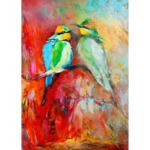 Obraz na płótnie 50 x 70 cm Ptaki