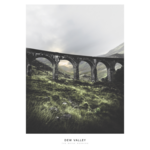 Obraz na płótnie 50 x 70 cm Dew Valley