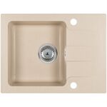 Zlewozmywak granitowy COAST 1-komorowy 25 beż