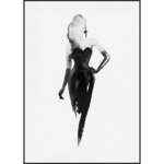 Obraz w czarnej ramie 50 x 70 cm Glamour