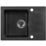 Zlewozmywak granitowy COAST 1-komorowy 25 czarny