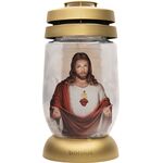 Lampion 3S 12 Jezus 2 22,4 cm złoty