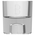 Świecznik szklany 2 w 1 6 x 6,5 cm transparentny Bolsius