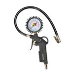 Pistolet do pompowania kół z manometrem