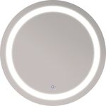 Lustro podświetlane Wenus Eco, fi60 cm barwa neutralna + włącznik dotykowy
