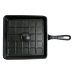 Forma do grillowania żeliwna zamykana 21 x 21 cm czarna Activa