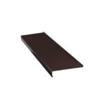 Parapet zewnętrzny stalowy brązowy 20 x 120 cm