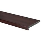 Parapet wewnętrzny PVC 30 x 156 cm mahoń Plasti King