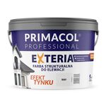 Elewacyjna farba strukturalna Exteria biała 9 l