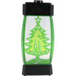 Lampion Solo choinka czarny 33 x 14 cm