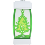 Lampion Solo choinka biały 33 x 14 cm