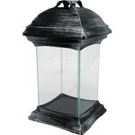 Znicz kapliczka szklana KAT SZK 1 KW SR/ZŁ srebrny / złoty