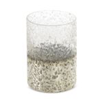 Świecznik LENA 01, 10 x 10 x 14 cm srebrny