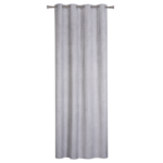 Zasłona z kółkami GRATER 140 x 260 cm jasnoszary