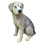 Figurka ceramiczna pies siedzący 37 cm