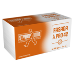 Płyta standardowa FASADA PRO 42 gr.020 gładka 500 x 1000 STYROPMIN