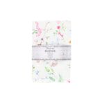 Bieżnik z motywem kwiatowym biały 40 x 180 cm Deccorino