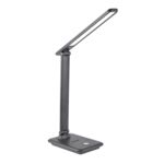 Lampa biurkowa LED VINTO 17 x 33 cm czarna