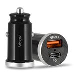 Ładowarka samochodowa PD (USB-C) + USB-A QuickCharge 3.0 VA0034 Vayox