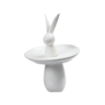 Patera zajączek 14 cm biała