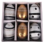 Jajka dekoracyjne plastikowe 14 cm 6 szt.