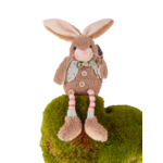 Figurka tekstylna zając 32 cm mix wzorów
