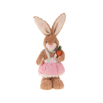 Figurka tekstylna zając 35 cm mix wzorów