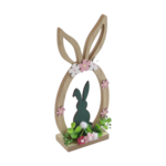 Figurka drewniana zając 10,5 x 4 x 16 cm