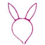 Opaska na głowę uszy zająca