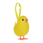 Zawieszki wielkanocne kurczaczki 6 sztuk wielokolorowy