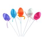 Pisanka w kropki na piku 24 cm mix kolorów