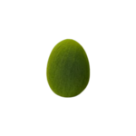 Porcelanowa figurka jajko z mchu LH16091L 25 cm zielone