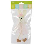 Zawieszka Wiosenny Zajączek 20 cm wielokolorowy