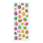 Naklejki piankowe jajka pisanki wielkanocne mix kolorów