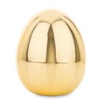 Ozdoba jajko 14,5 x 12 cm złoty