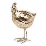 Figurka kura 16,5 x 12 cm złota