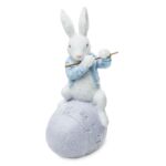 Figurka królik na jajku 18 x 9 cm