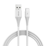 Kabel USB - USB typ C 1 m biały VA0056 Vayox