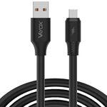 Kabel USB - micro USB 120W 3A 1 m fast line czarny VA0107 Vayox