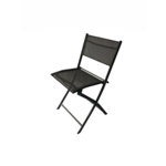Krzesło ogrodowe składane czarne