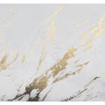 Obrus STORM 85 x 85cm biało-złoty