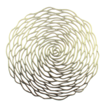 Podkładka dekoracyjna na stół TALEA śr. 38 cm złoty