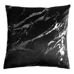 Poduszka STORM 45 x 45 cm czarno-srebrny