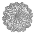 Podkładka VITTA śr. 38 cm szary